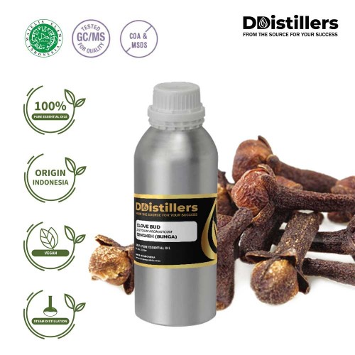 Clove Bud / Bunga Cengkeh Essential Oil Pure 100% | Syzygium aromaticum (L.) Merr. & L.M. Perry