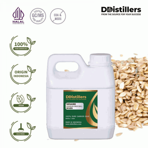 Sesame / Wijen Carrier Oil Pure 100% | Sesamum indicum L.
