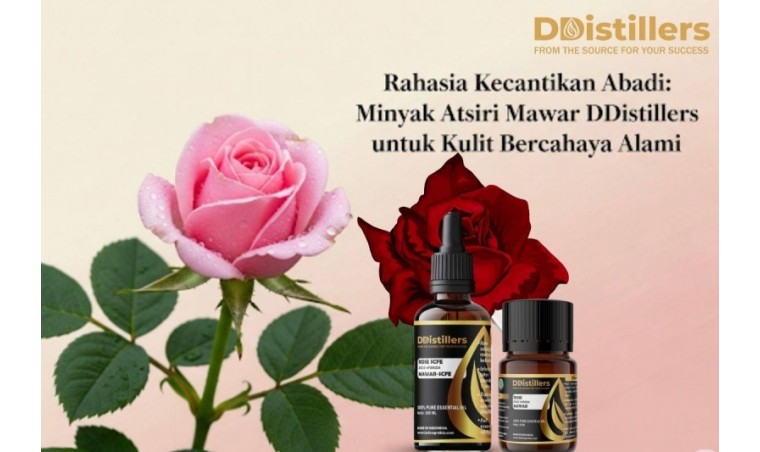 The Secret to Timeless Beauty: DDistillers Rose Essential Oil for Naturally Radiant Skin