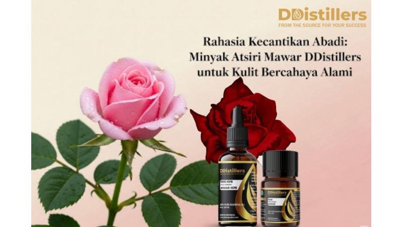 The Secret to Timeless Beauty: DDistillers Rose Essential Oil for Naturally Radiant Skin