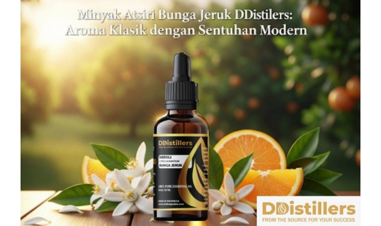 DDistillers Orange Blossom Essential Oil: Classic Aroma with a Modern Touch