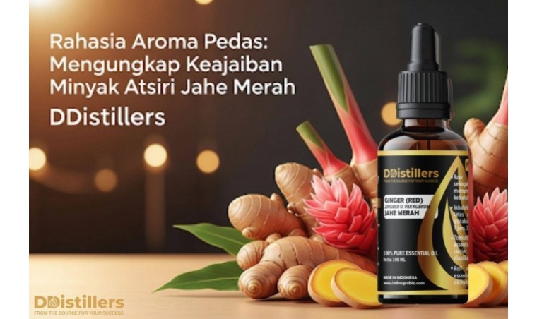The Secret of the Spicy Aroma: Unveiling the Wonders of DDistillers’ Red Ginger Essential Oil