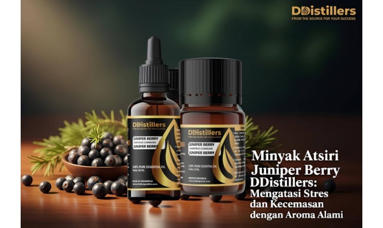 Juniper Berry Essential Oil by DDistillers: Combating Stress and Anxiety with Natural Aroma