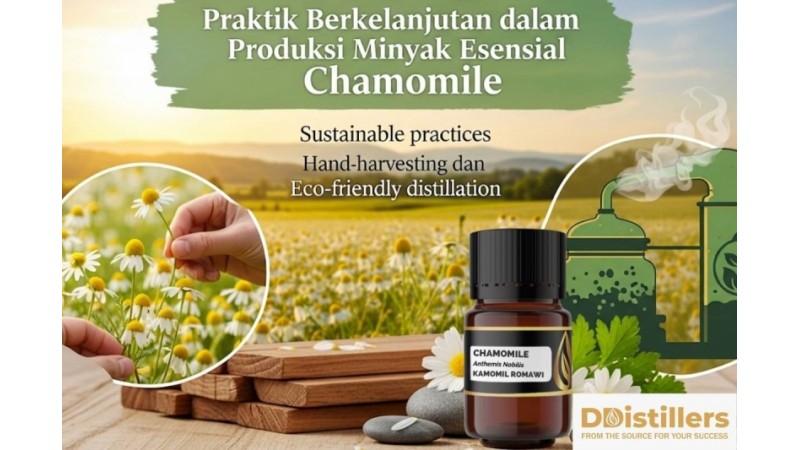 DDistillers Peduli: Praktik Berkelanjutan dalam Produksi Minyak Esensial Chamomile