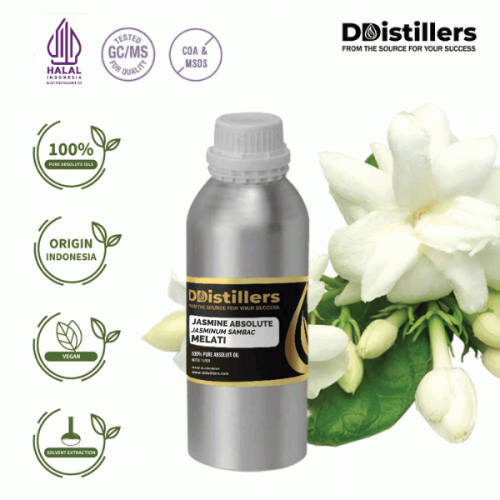Jasmine / Melati Putih Absolute Oil Pure 100% | Jasminum sambac (L.) Aiton