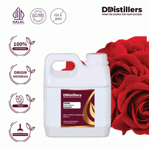 Rose / Bunga Mawar Hydrosol Pure 100% | Rose Hybrida