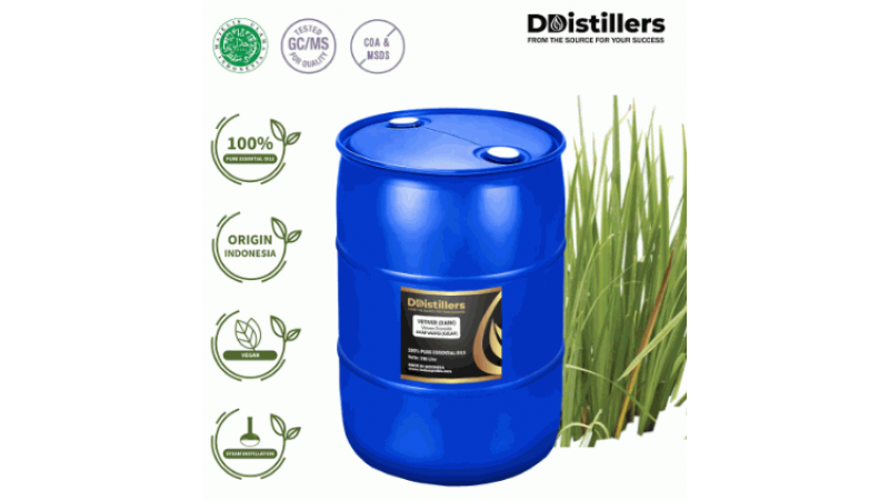 Vetiver Dark / Akar Wangi Gelap Essential Oil Pure 100% | Vetiveria zizanioides/Chrysopogon zizanioides