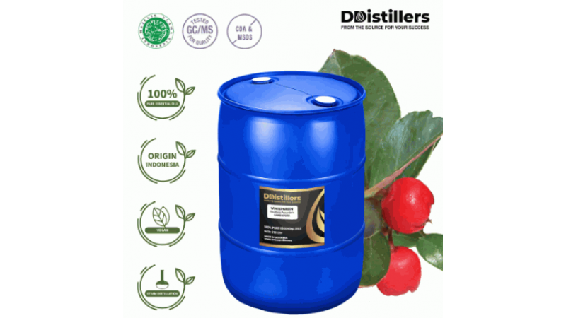 Wintergreen / Gandapura Essential Oil Pure 100% | Gaultheria fragrantissima/Gaultheria punctata