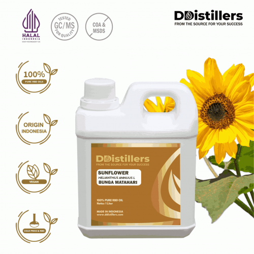 Sunflower / Bunga Matahari RBD Oil Pure 100% | Helianthus Annuus L.