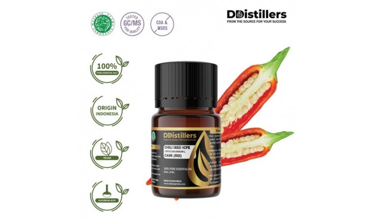 The Enigmatic Charm of 100% Pure Chili Seed Essential Oil from Capsicum Annum L.