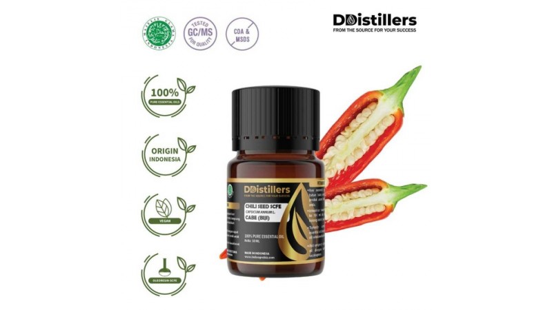 The Enigmatic Charm of 100% Pure Chili Seed Essential Oil from Capsicum Annum L.