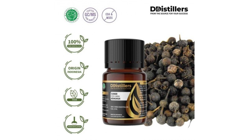 Cubeb Essential Oil Pure 100% | Piper Cubeba: Discover the Secrets of Pure Kemukus Oil in Natural Care