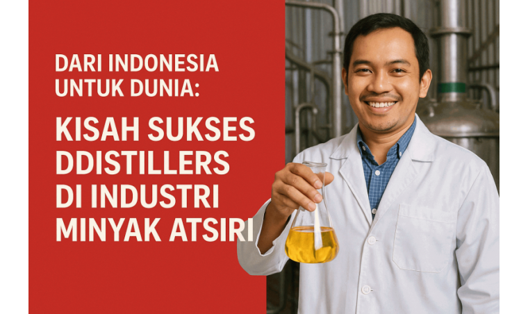 From Indonesia to the World: The Success Story of DDistillers in the Essential Oil Industry