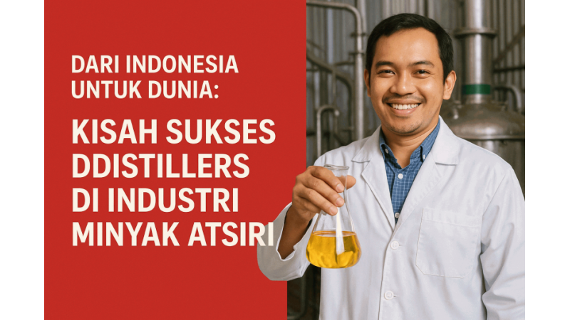 From Indonesia to the World: The Success Story of DDistillers in the Essential Oil Industry