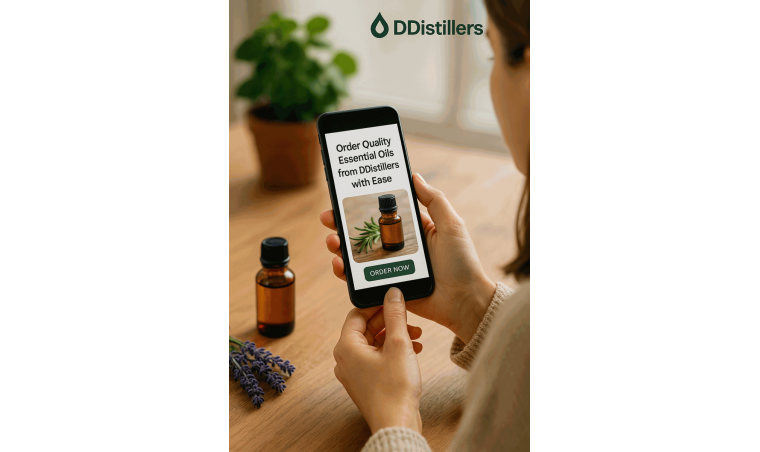 Easy Steps to Order Quality Essential Oils from DDistillers