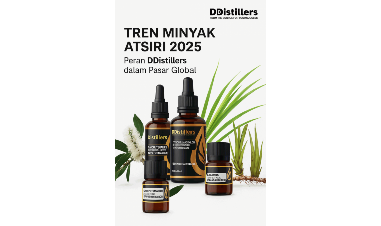 Essential Oil Trends 2025: The Role of DDistillers in the Global Market