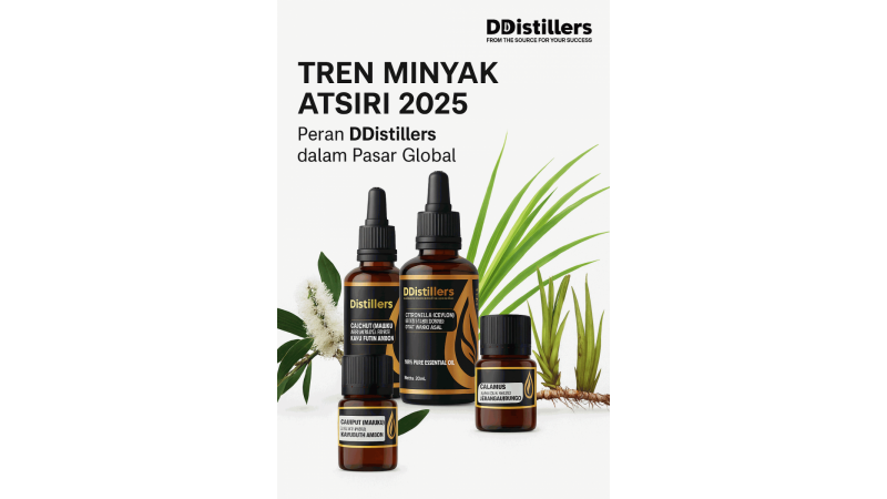 Essential Oil Trends 2025: The Role of DDistillers in the Global Market
