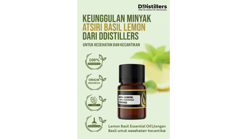 The Advantages of Basil Lemon Essential Oil from DDistillers for Health and Beauty