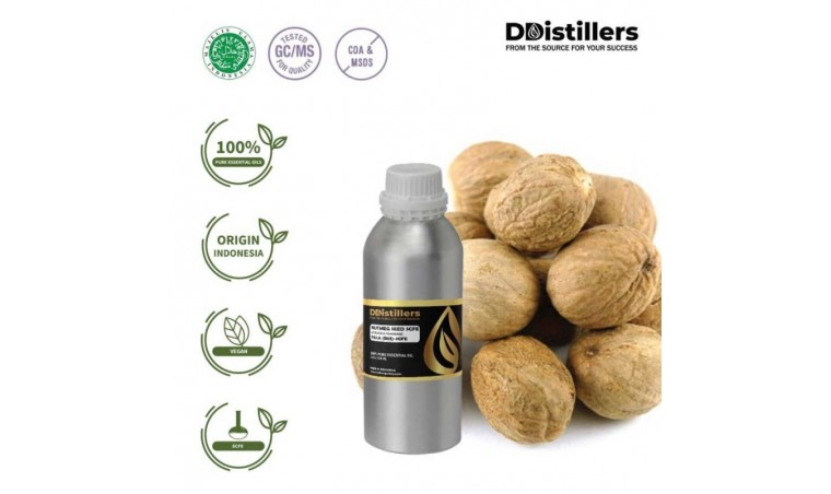 The Power of 100% Pure Nutmeg Seed SCFE Essential Oil | Myristica Fragrans: Benefits, Usage, and Premium Quality