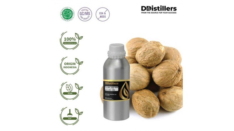 The Power of 100% Pure Nutmeg Seed SCFE Essential Oil | Myristica Fragrans: Benefits, Usage, and Premium Quality