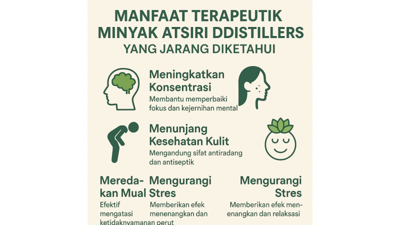 The Therapeutic Benefits of DDistillers' Essential Oils You Rarely Know About