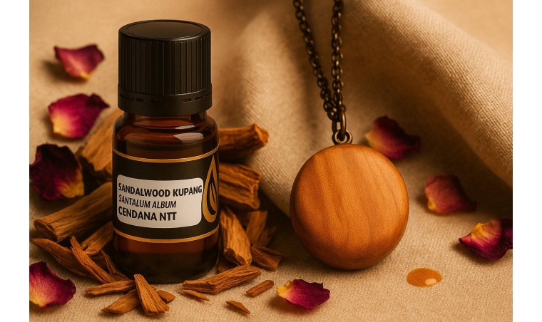 Scented Jewelry: Sandalwood Kupang Aromatherapy Necklace — A Portable Perfume Innovation