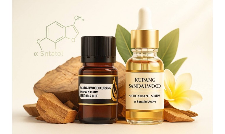 The Antioxidant Power of Kupang Sandalwood: A Natural Active Ingredient for Modern Cosmetics 