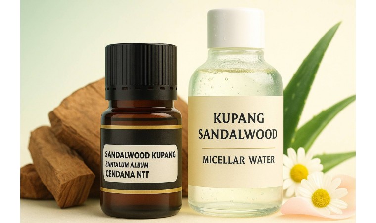 Kupang Sandalwood Micellar Water: A Natural Cleanser That Soothes the Skin 