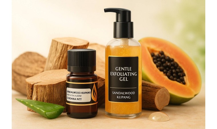 Gentle Exfoliating Gel Sandalwood Kupang: Kulit Halus Tanpa Iritasi
