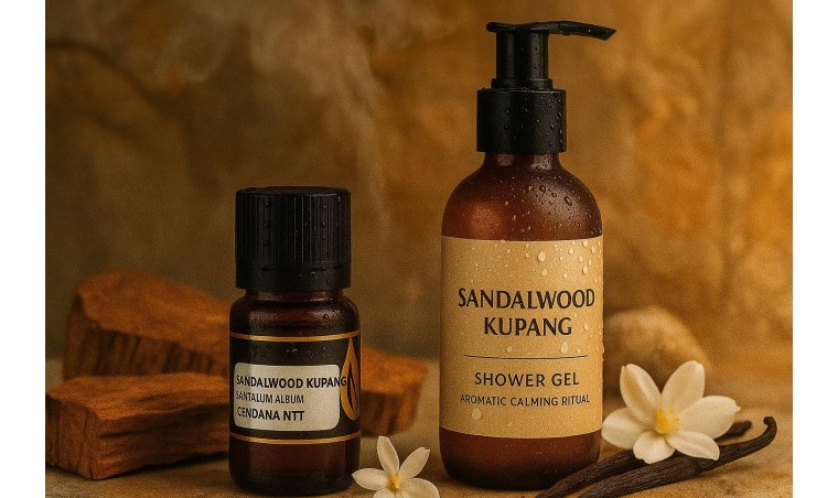 Sandalwood Kupang Shower Gel: Ritual Mandi Aromatik yang Menenangkan