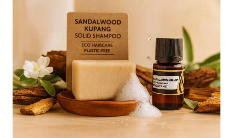 Cendana Kupang Solid Shampoo: Perawatan Rambut Ramah Lingkungan tanpa Plastik