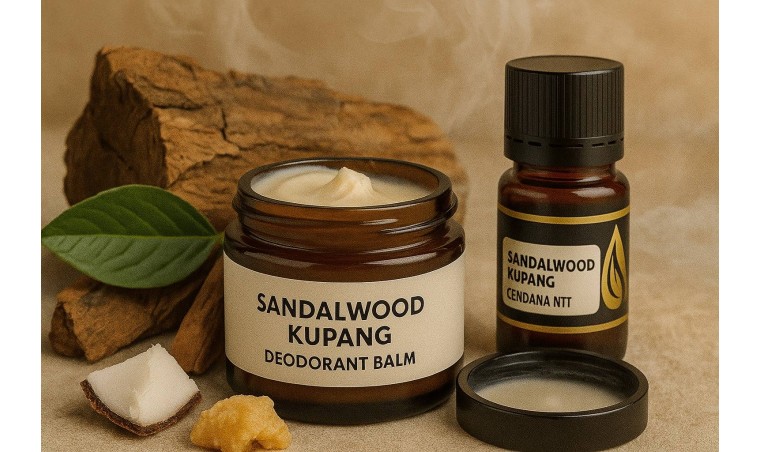 Sandalwood Kupang Deodorant Balm: Natural Protection without Aluminum