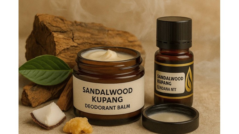 Sandalwood Kupang Deodorant Balm: Perlindungan Alami Bebas Aluminium