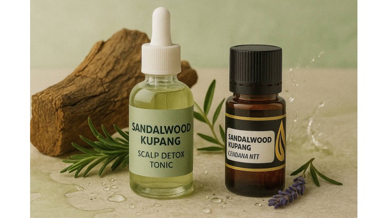 Sandalwood Kupang Scalp Detox Tonic: Refresh Your Scalp with a Natural Aromatic Touch 
