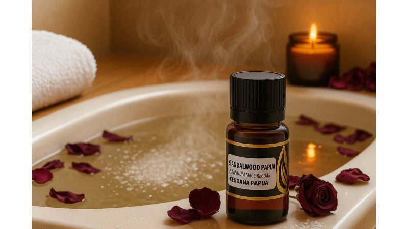 DDistillers Sandalwood Oil: Transform Your Bath into a Relaxing Sanctuary