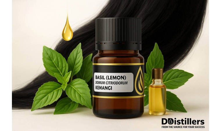 Luscious Locks Naturally: Enhancing Hair Health with DDistillers’ Basil Essential Oil