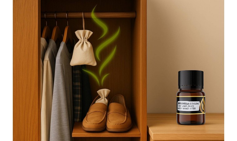 Citronella Oil DDistillers: The Natural Deodorizer for Closets and Shoes