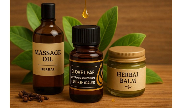 Clove Leaf Oil for Massage Oils and Traditional Balms