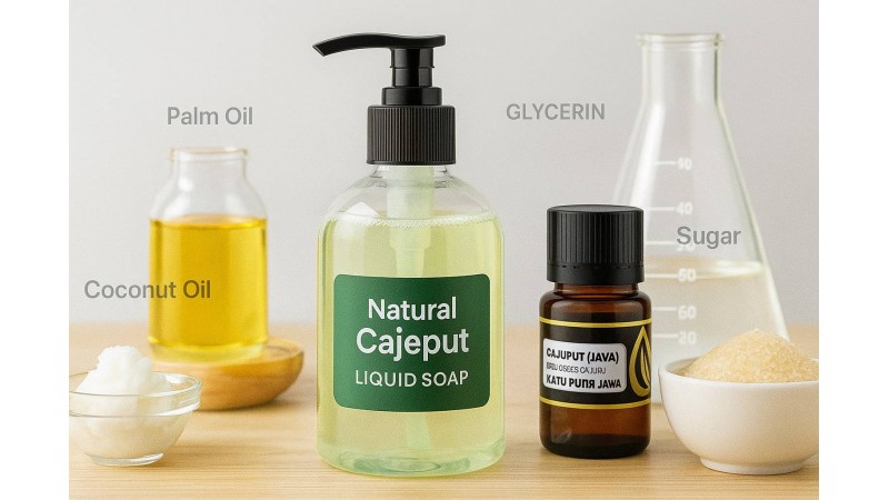 Rahasia Membuat Sabun Cair Alami dengan Minyak Atsiri Kayu Putih: Praktis, Sehat, dan Ekonomis