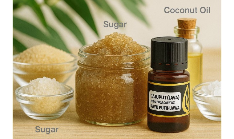 Natural Body Scrub with Eucalyptus Oil: A Refreshing Way to Healthier Skin