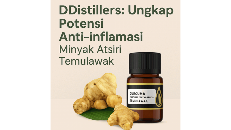 DDistillers: Unveiling the Anti-Inflammatory Potential of Temulawak Essential Oil