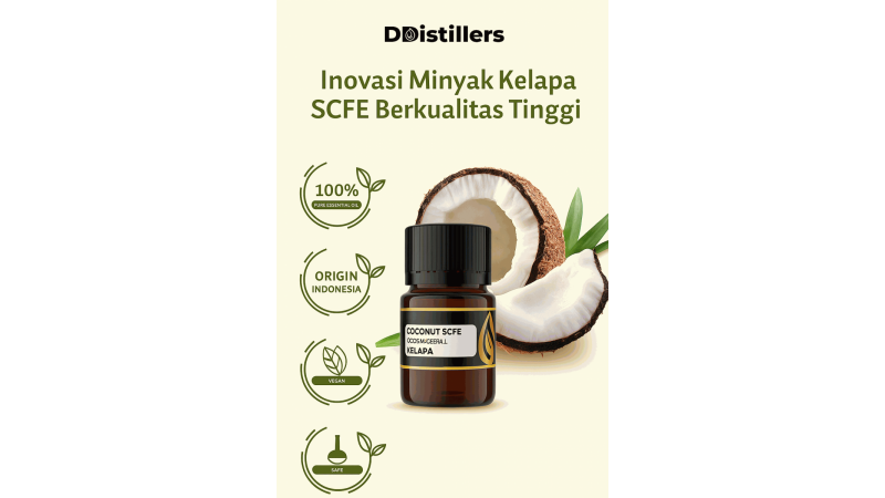 DDistillers: Inovasi Minyak Kelapa SCFE Berkualitas Tinggi