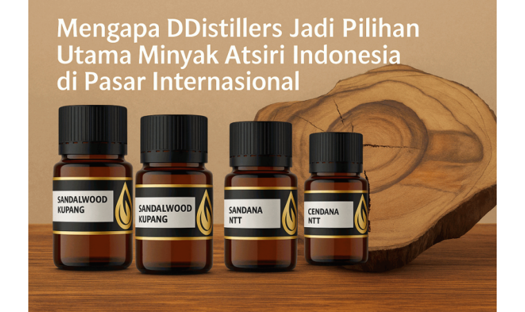 Why DDistillers Becomes the Top Choice for Indonesian Essential Oils in the International Market