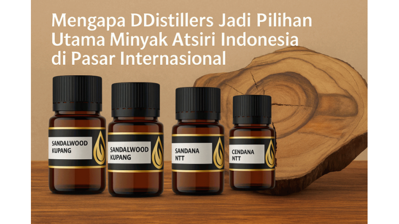 Why DDistillers Becomes the Top Choice for Indonesian Essential Oils in the International Market