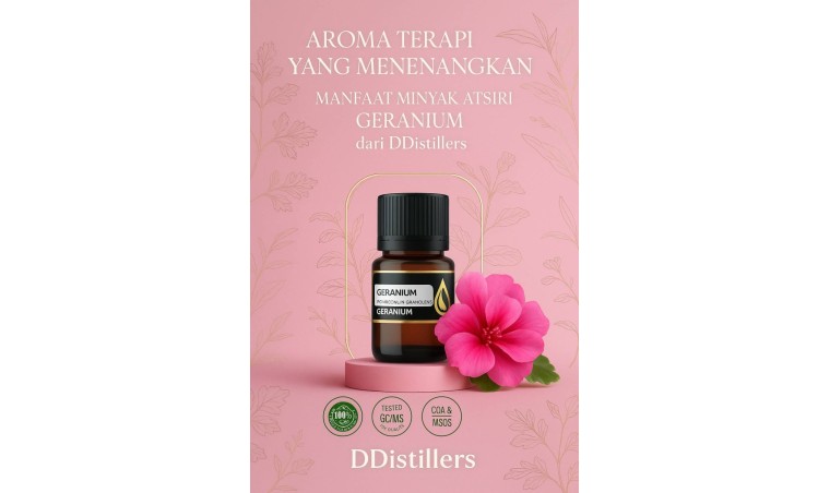 Soothing Aromatherapy: The Benefits of Geranium Essential Oil from DDistillers