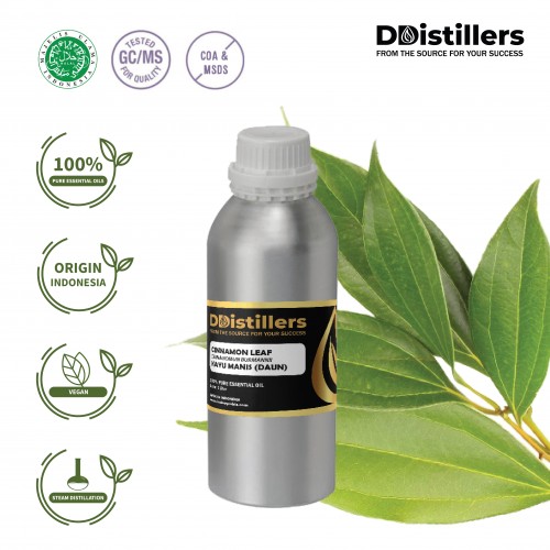 Cinnamon Leaf / Daun Kayu Manis Essential Oil Pure 100% | Cinnamomun burmannii