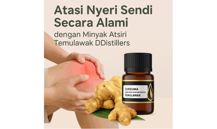 Relieve Joint Pain Naturally with DDistillers Temulawak Essential Oil Relieve Joint Pain Naturally with DDistillers Temulawak Essential Oil