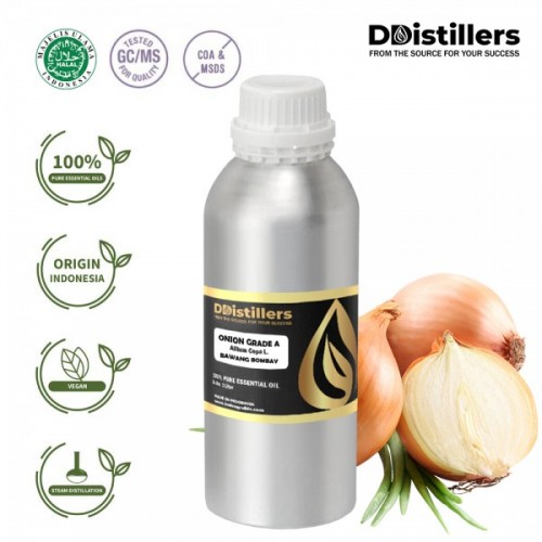 Onion / Bawang Bombay Grade B Organic Essential Oil Pure 100% | Allium cepa L.