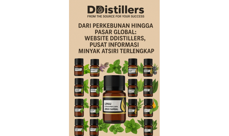 From Plantation to Global Market: DDistillers Website, The Most Complete Essential Oil Information Center