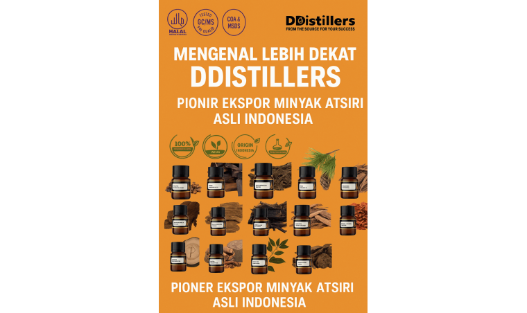 Getting to Know DDistillers: A Pioneer in Exporting Authentic Indonesian Essential Oils Getting to Know DDistillers: A Pioneer in Exporting Authentic Indonesian Essential Oils